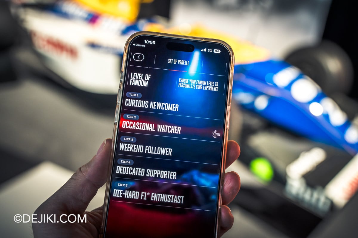 F1 The Exhibition Singapore - 1 Smartphone Companion App F1 The Exhibition Singapore 1 Smartphone Companion App