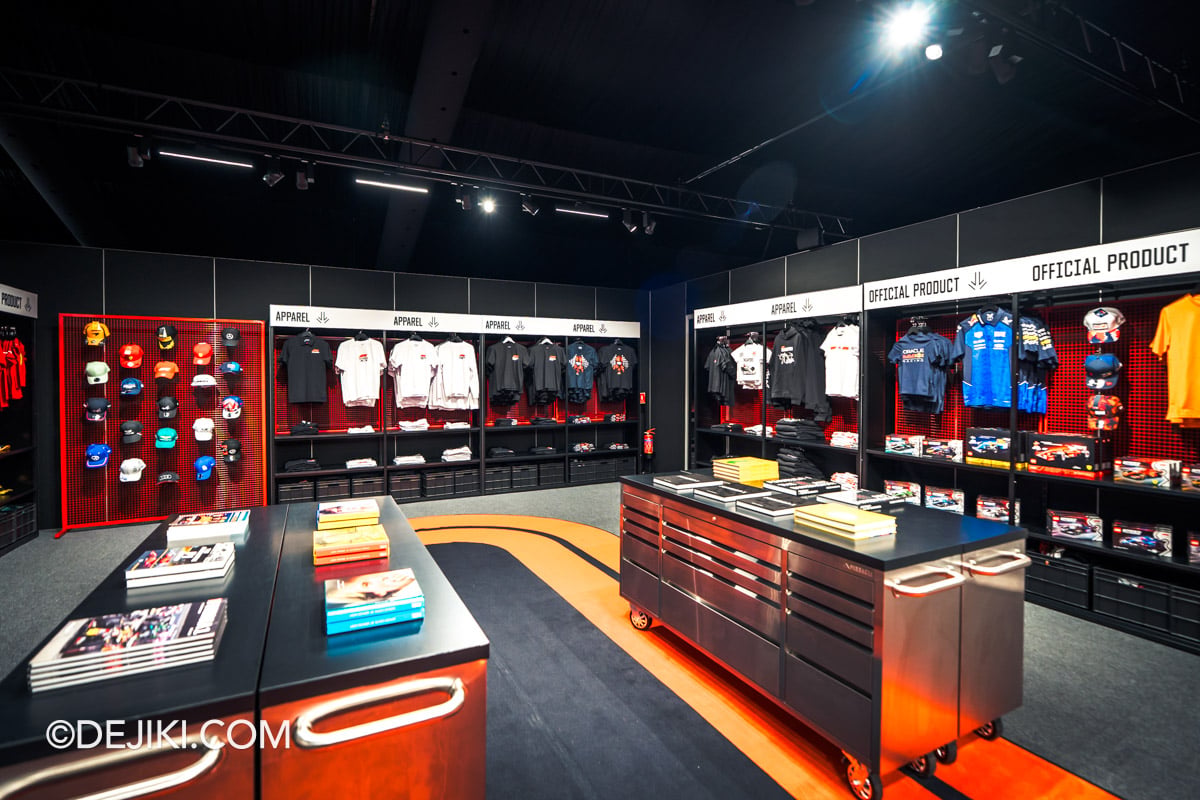 F1 The Exhibition Singapore - 11 Exhibition Merch Shop wide F1 The Exhibition Singapore 11 Exhibition Merch Shop wide