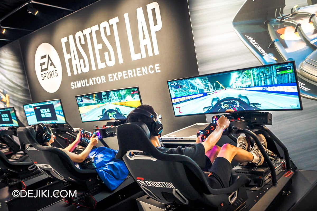 F1 The Exhibition Singapore - 12 Fastest Lap Simulator Experience F1 The Exhibition Singapore 12 Fastest Lap Simulator Experience