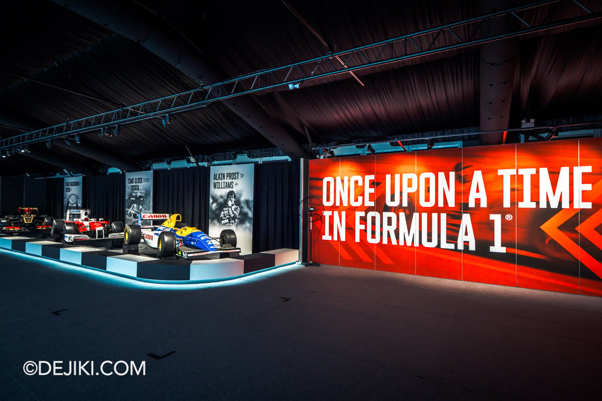 F1 The Exhibition Singapore - 2 Once Upon A Time In Formula 1 Overview F1 The Exhibition Singapore 2 Once Upon A Time In Formula 1 Overview