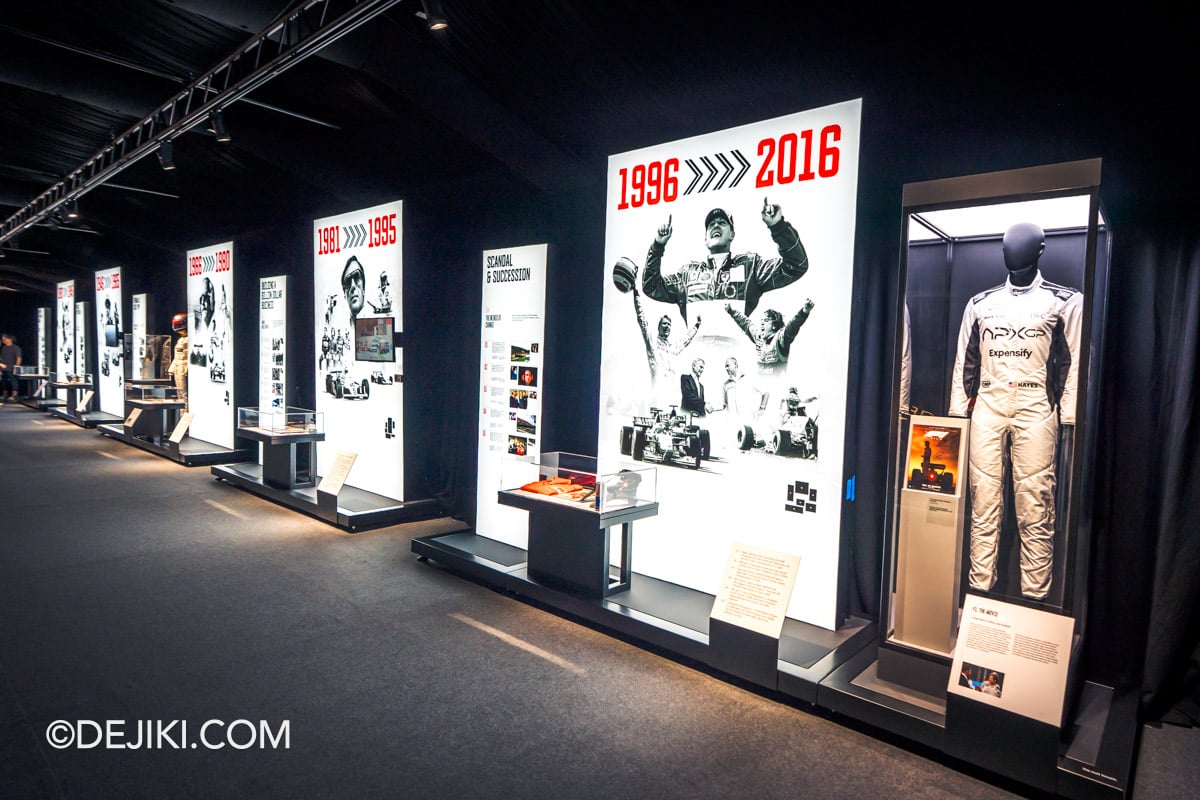 F1 The Exhibition Singapore - 3 Once Upon A Time In Formula 1 Historic Timeline F1 The Exhibition Singapore 3 Once Upon A Time In Formula 1 Historic Timeline