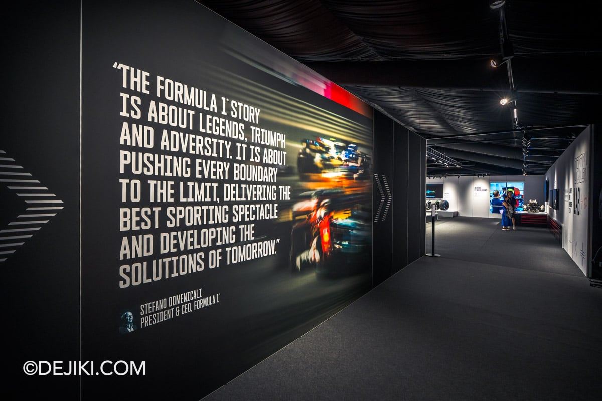 F1 The Exhibition Singapore - 5 Walkway to Design Lab F1 The Exhibition Singapore 5 Walkway to Design Lab