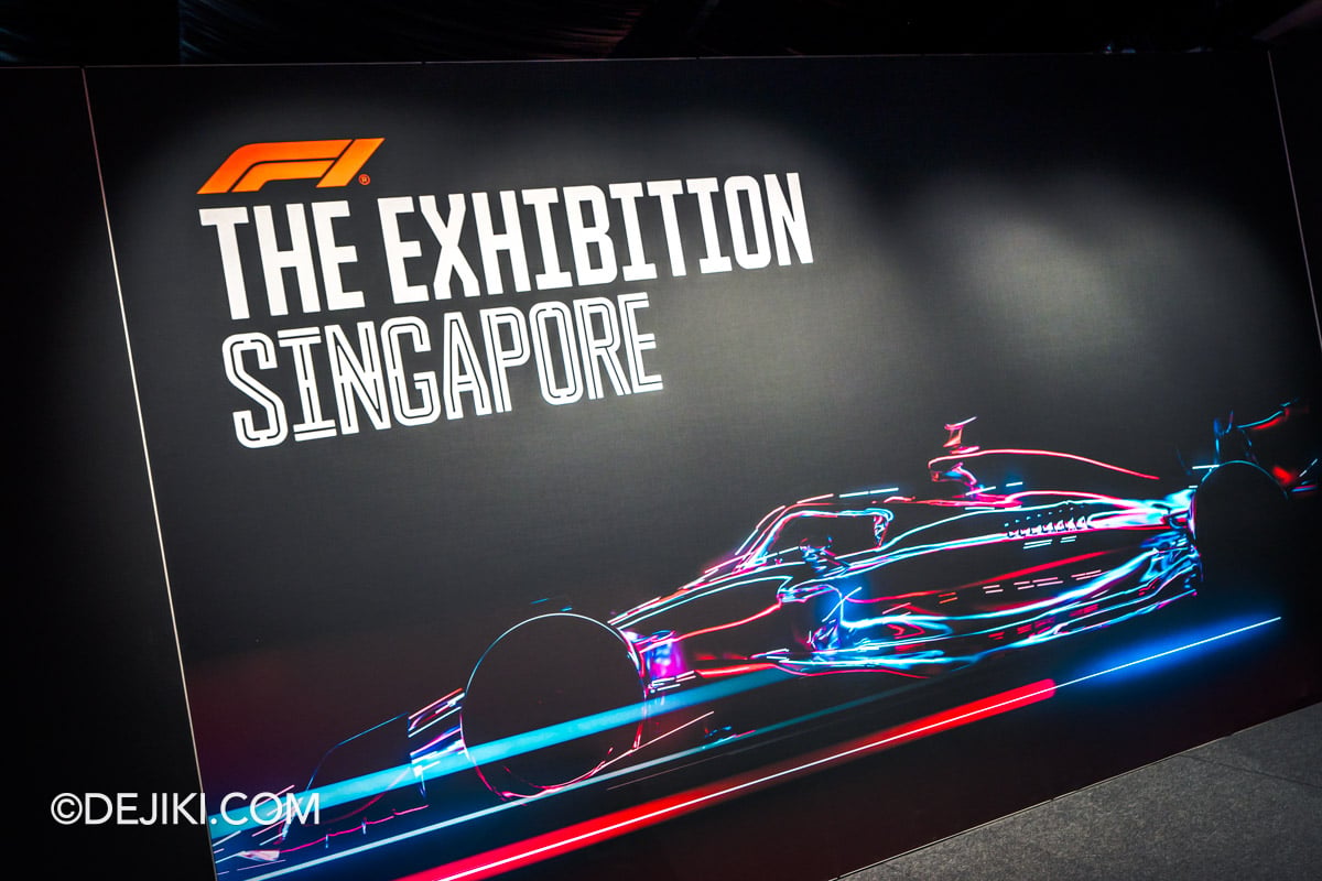 F1 The Exhibition Singapore - Entrance Black F1 The Exhibition Singapore Entrance Black
