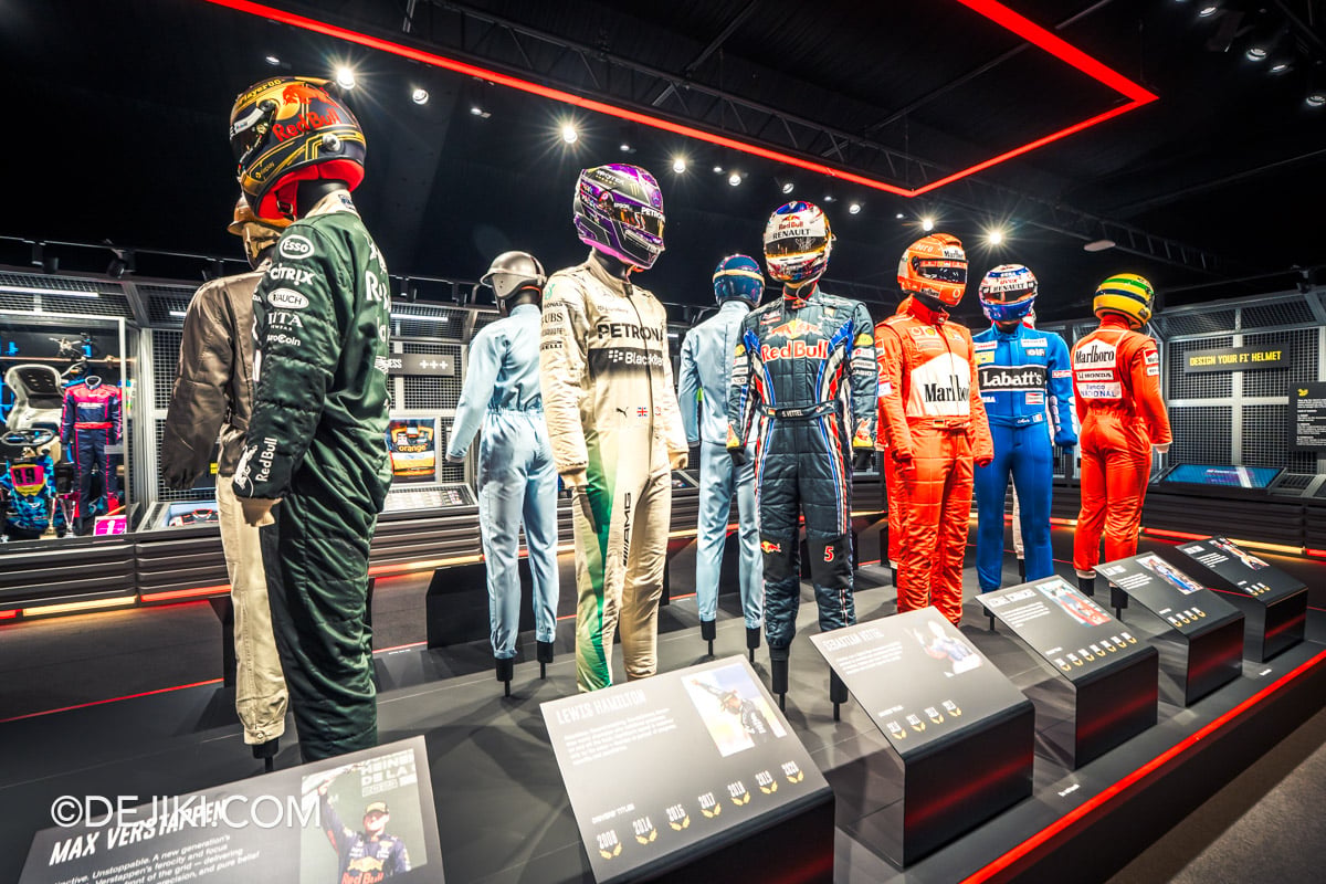 F1 The Exhibition Singapore - Hero Driver and Duels section F1 The Exhibition Singapore Hero Driver and Duels section