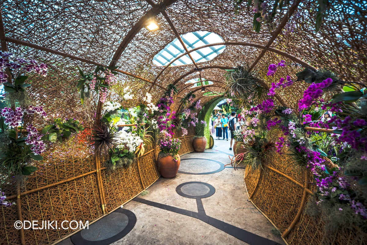 Gardens by the Bay - Orchid Extravaganza 2026 Rhythm of the Rainforest - Floral Canopy After Anyaman Entrance Gate Gardens by the Bay Orchid Extravaganza 2026 Rhythm of the Rainforest Floral Canopy After Anyaman Entrance Gate