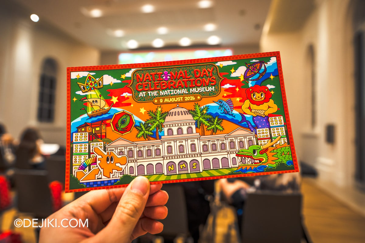 National Museum of Singapore 2026 National Day Celebrations Myths, Legends & the Stories That Made Us postcard National Museum of Singapore 2026 National Day Celebrations Myths Legends the Stories That Made Us postcard