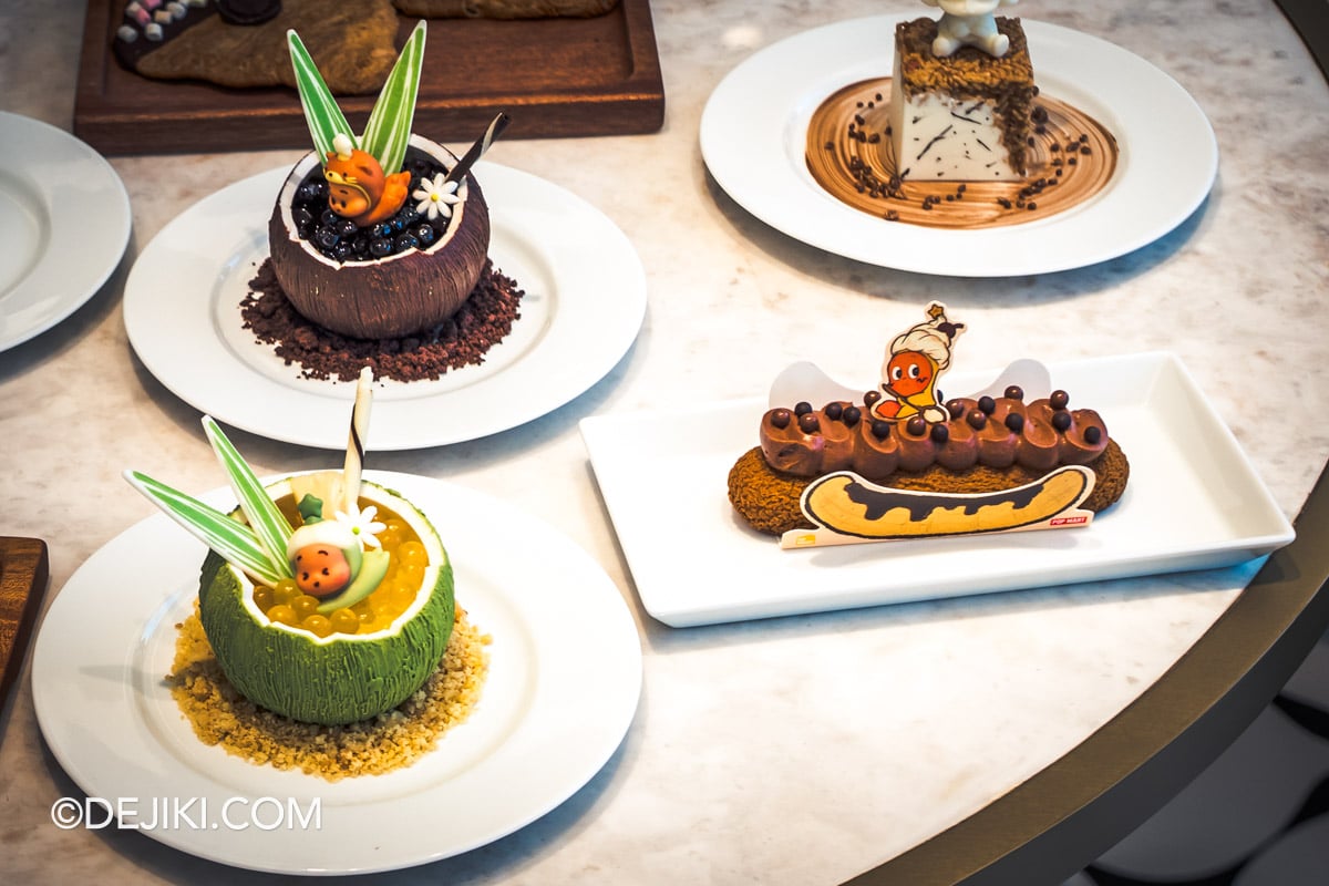 POP BAKERY Singapore at Resorts World Sentosa - Menu Showcase Twinkle Twinkle themed desserts trio Three Twinkle Twinkle desserts from the POP BAKERY menu