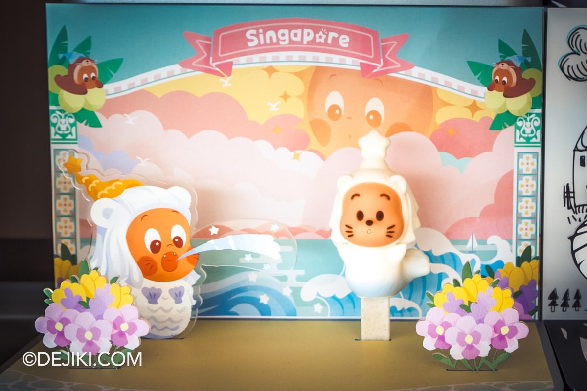 POP BAKERY Singapore at Resorts World Sentosa - Retail section Singapore Exclusive Merlion Go Around with Twinkle Twinkle Sea Salt and Coconut Flavoured Popsicle Singapore Exclusive Merlion-shaped Twinkle Twinkle Sea Salt and Coconut Flavoured Popsicle at POP BAKERY Singapore at Resorts World Sentosa