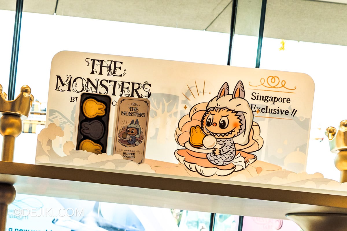 POP BAKERY Singapore at Resorts World Sentosa - Retail section The Monsters LABUBU Butter Cookies POP BAKERY Singapore at Resorts World Sentosa Retail section The Monsters LABUBU Butter Cookies