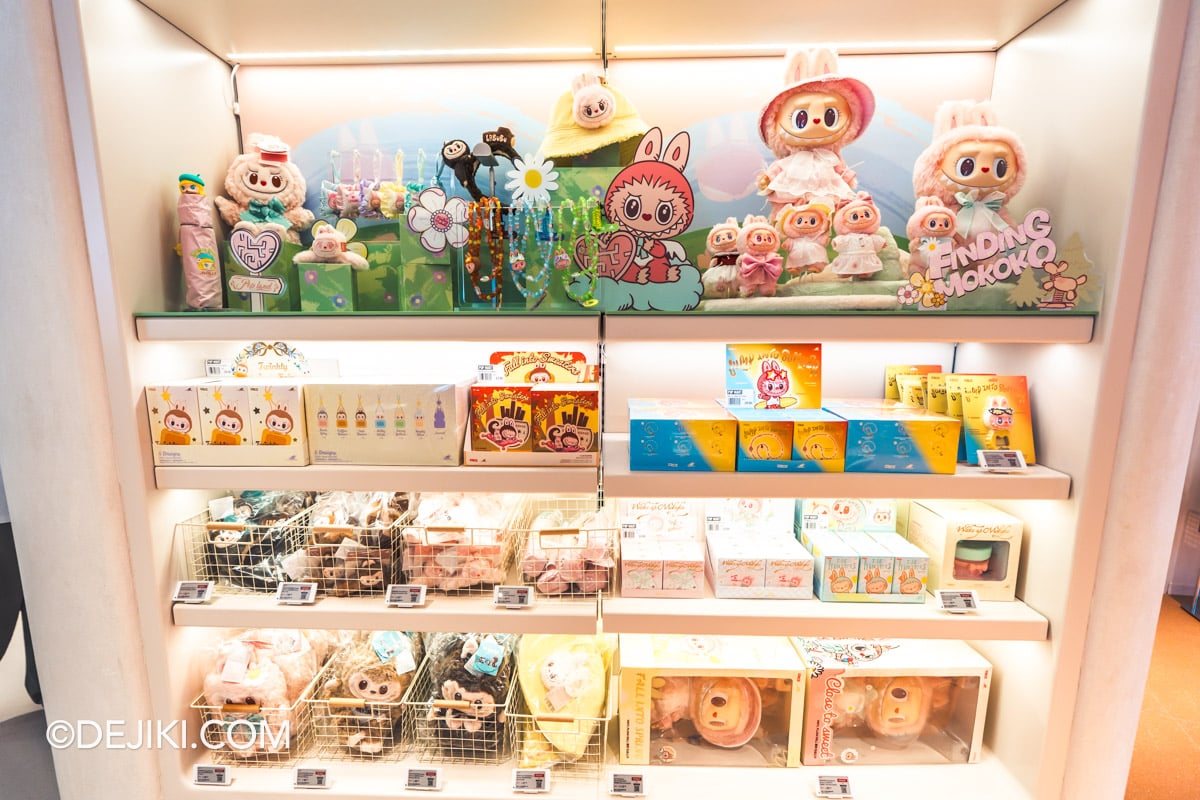 POP MART Resorts World Sentosa - 11 POP LAND Mokoko collection POP LAND Mokoko collection wall display at POP MART Resorts World Sentosa