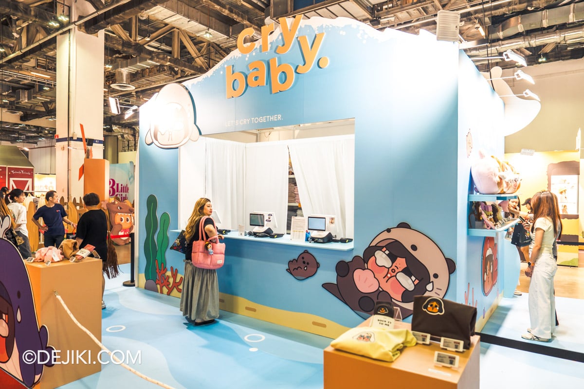 POP TOY SHOW 2026 Singapore 09 crybaby Booth Overview