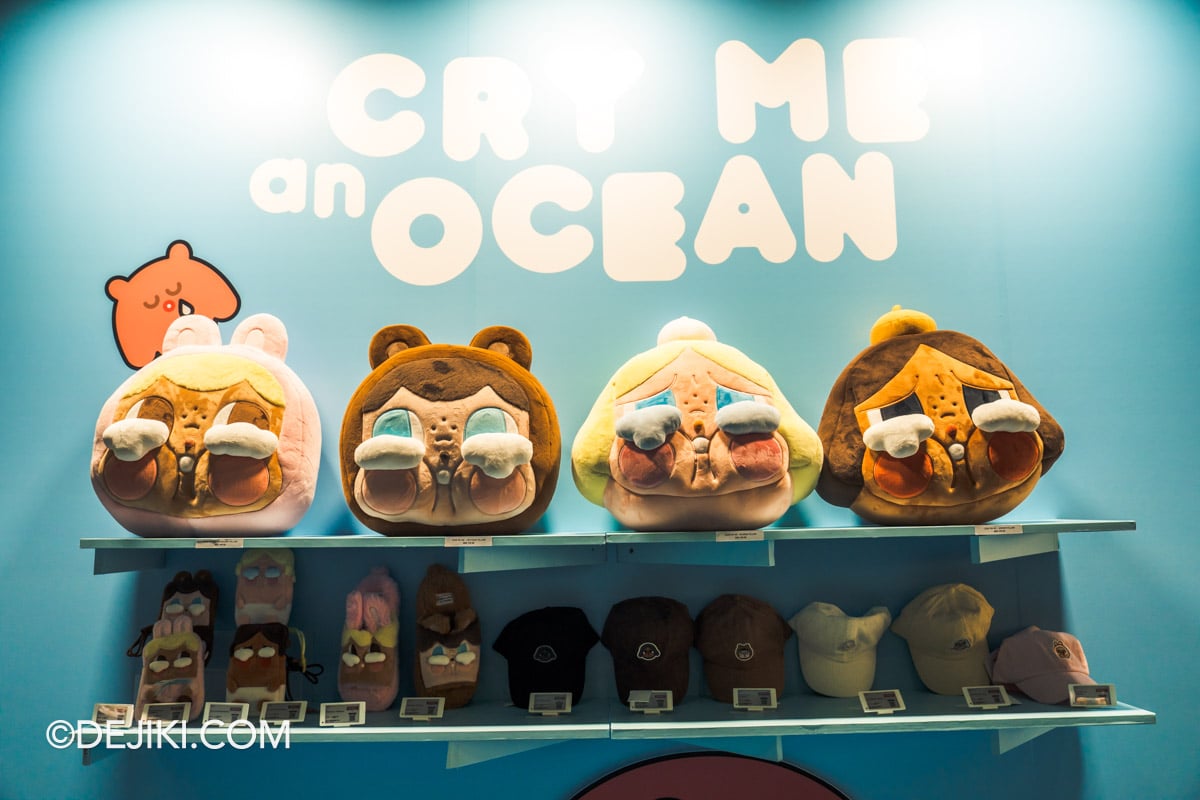 POP TOY SHOW 2026 Singapore 09 crybaby Booth shelf