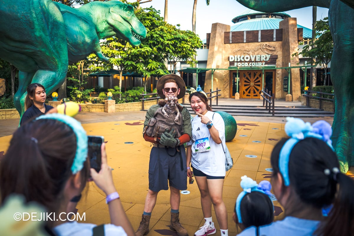 RWS Cares Festival Steps of Hope Walkathon 10 Dolores the Aquilops at Jurassic Park