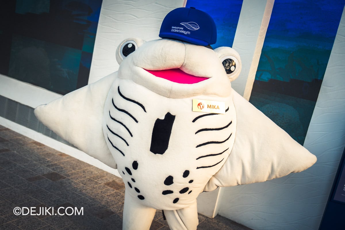 RWS Cares Festival Steps of Hope Walkathon 17 Mika the Manta Ray at Singapore Oceanarium