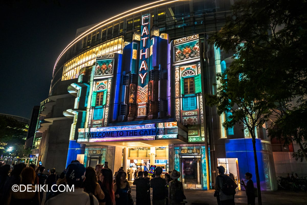 Singapore Night Festival 2026 01 MALAM Projection Mapping Competition by Various Artists at The Cathay Peranakan unfolding