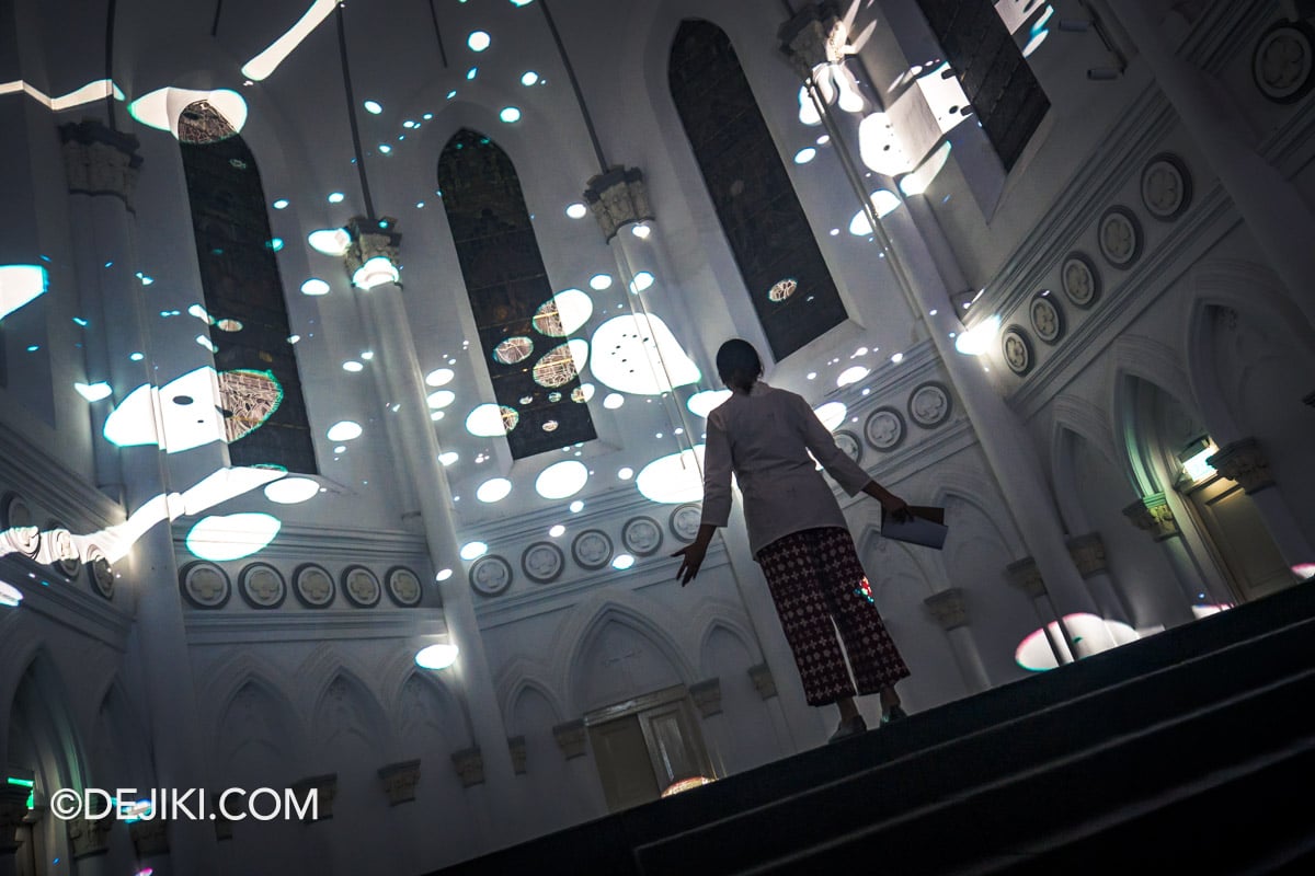 Singapore Night Festival 2026 - 12 Between Stories by Clare Chong at CHIJMES Hall Mother on stage with white grey liquid space Singapore Night Festival 2026 12 Between Stories by Clare Chong at CHIJMES Hall Mother on stage with white grey liquid space