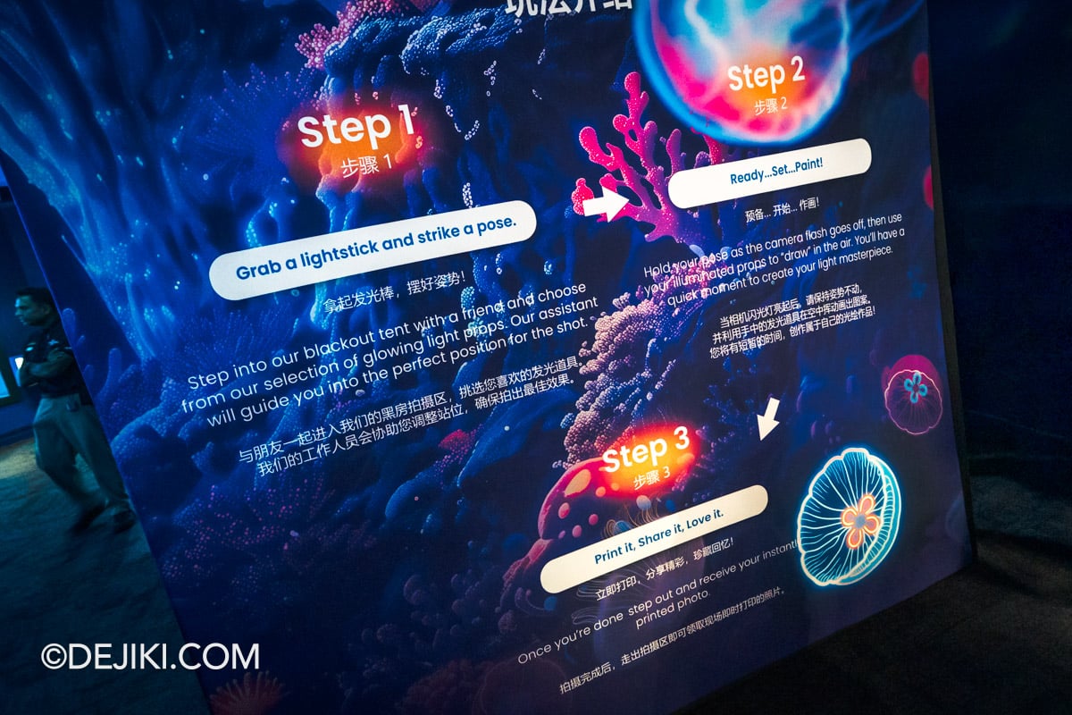 RWS Singapore Oceanarium Into The Glowcean - Be A Light Painter Interactive Experience at Ocean Dome 2 RWS Singapore Oceanarium Into The Glowcean Be A Light Painter Interactive Experience at Ocean Dome 2