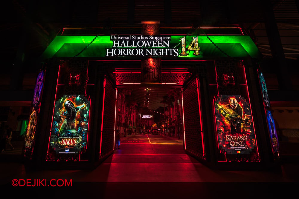 USS HHN14 Halloween Horror Nights 14 Entrance Arch