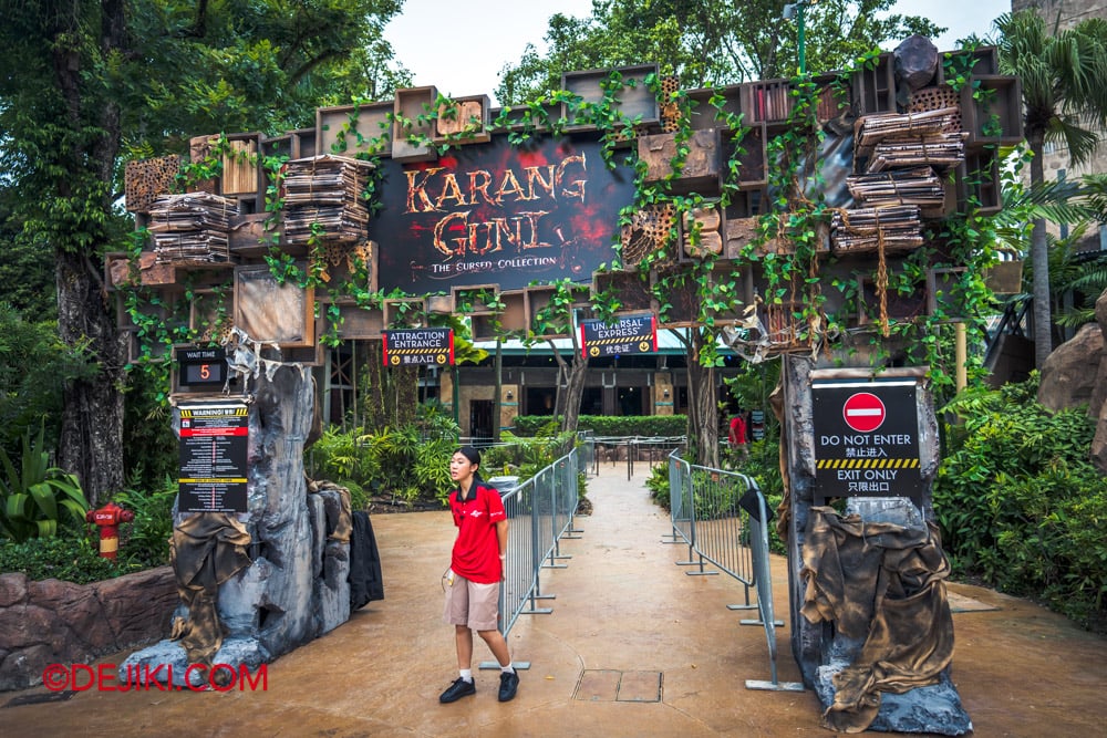 USS Halloween Horror Night 14 HHN14 haunted house queue Karang Guni The Cursed Collection Daytime Sneak Preview USS Halloween Horror Night 14 HHN14 haunted house queue Karang Guni The Cursed Collection Daytime Sneak Preview