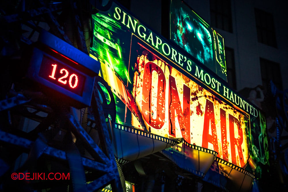 USS Halloween Horror Night 14 HHN14 haunted house queue Singapores Most Haunted ON AIR 120 minutes USS Halloween Horror Night 14 HHN14 haunted house queue Singapores Most Haunted ON AIR 120 minutes