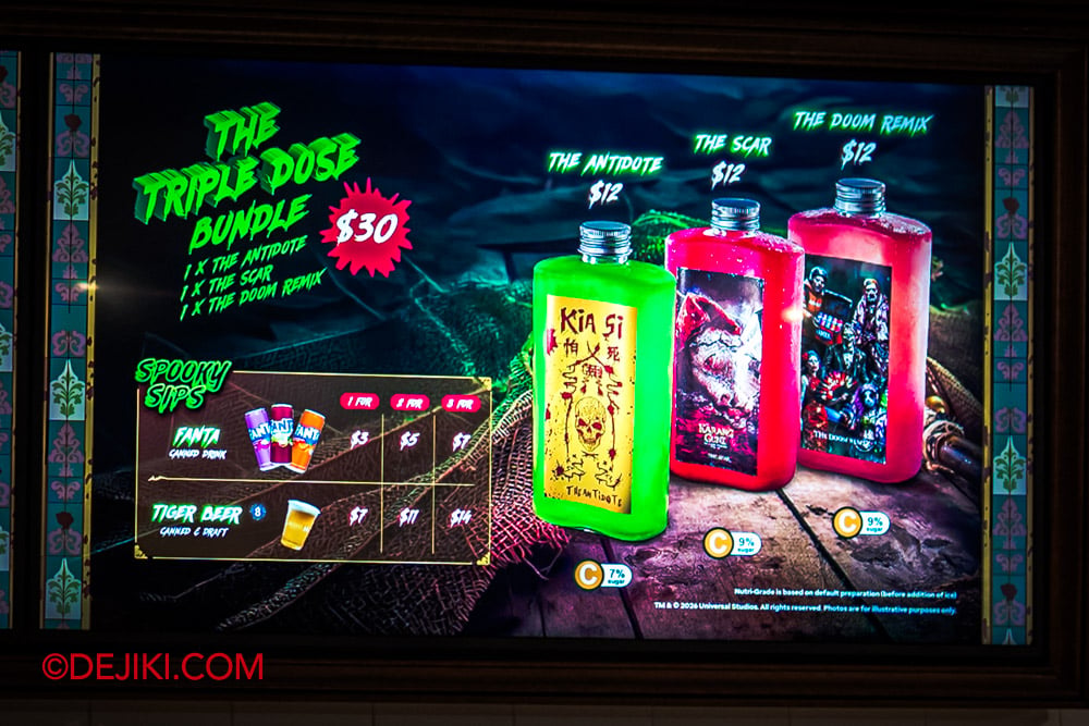 USS Halloween Horror Nights 14 - HHN14 Survival Guide Themed Drink Prices USS Halloween Horror Nights 14 HHN14 Survival Guide Themed Drink Prices