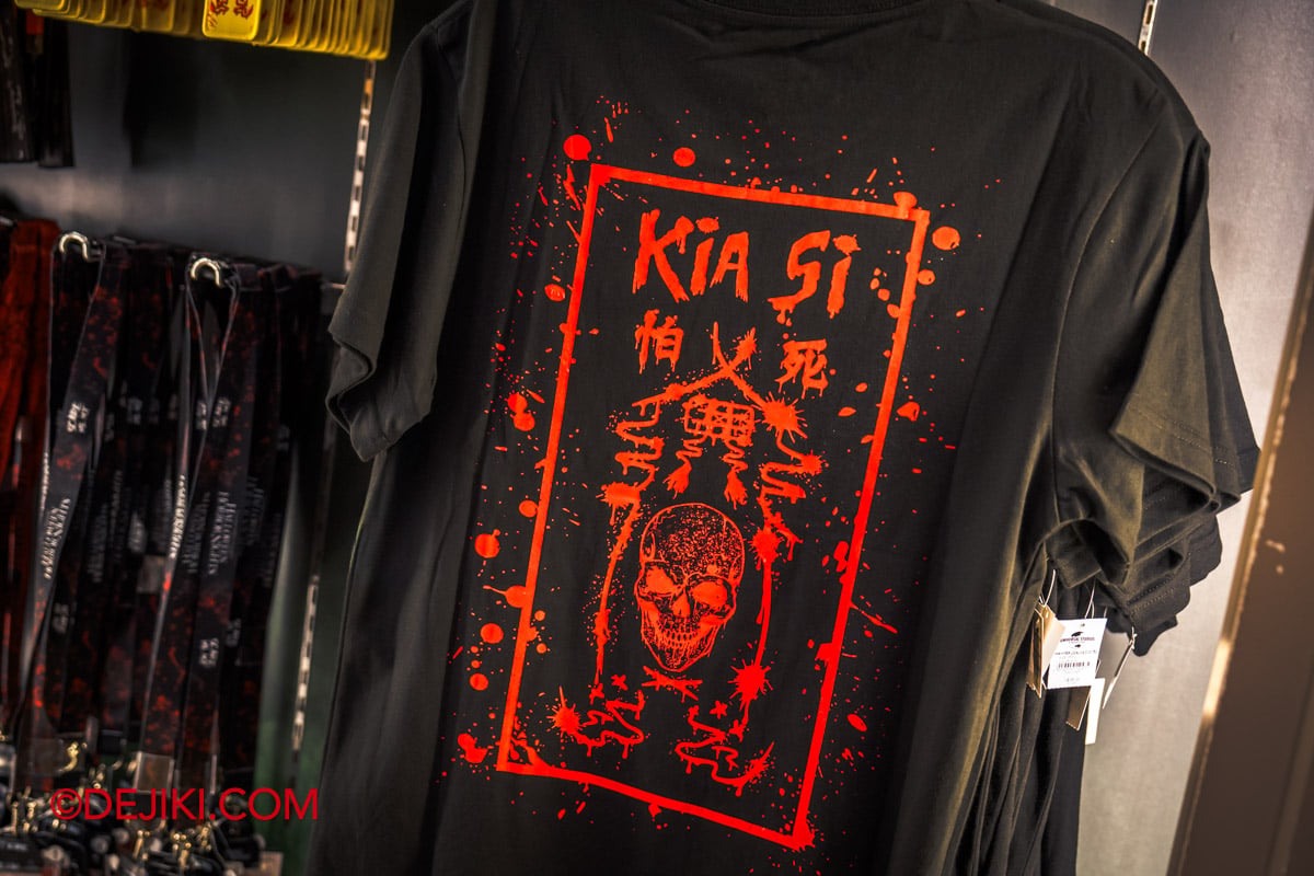 USS Halloween Horror Nights 14 Merchandise Collection Kia Si T-shirt back design USS Halloween Horror Nights 14 Merchandise Collection Kia Si T shirt back design