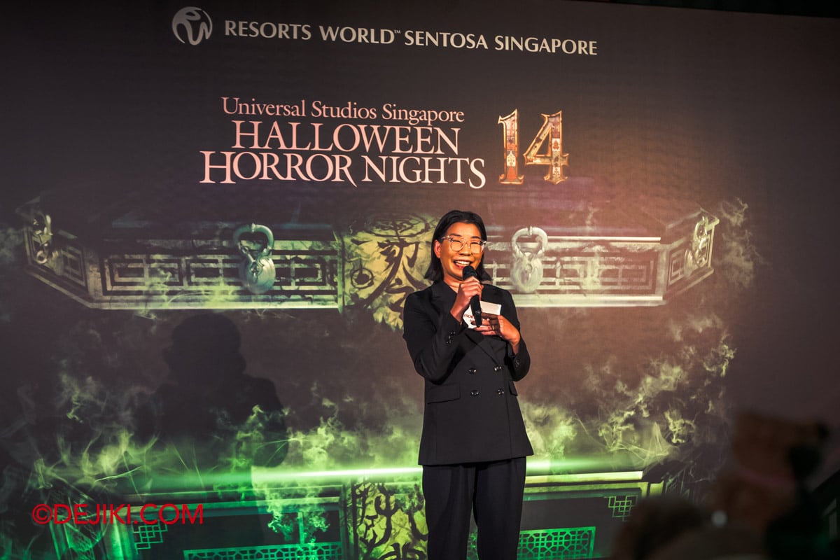 USS Halloween Horror Nights 14 Showcase 1 Host Coral Tong