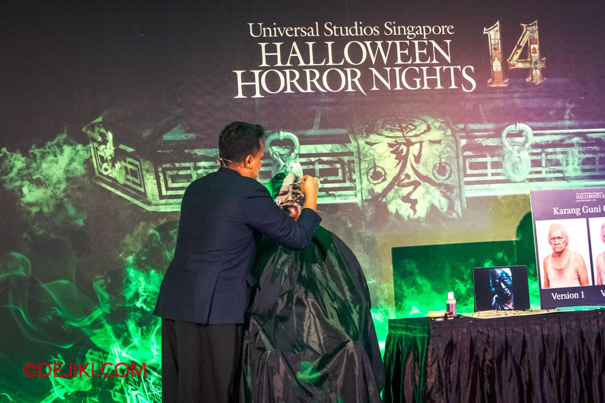 USS Halloween Horror Nights 14 Showcase - 8 Karang Guni sfx makeup demo USS Halloween Horror Nights 14 Showcase 8 Karang Guni sfx makeup demo