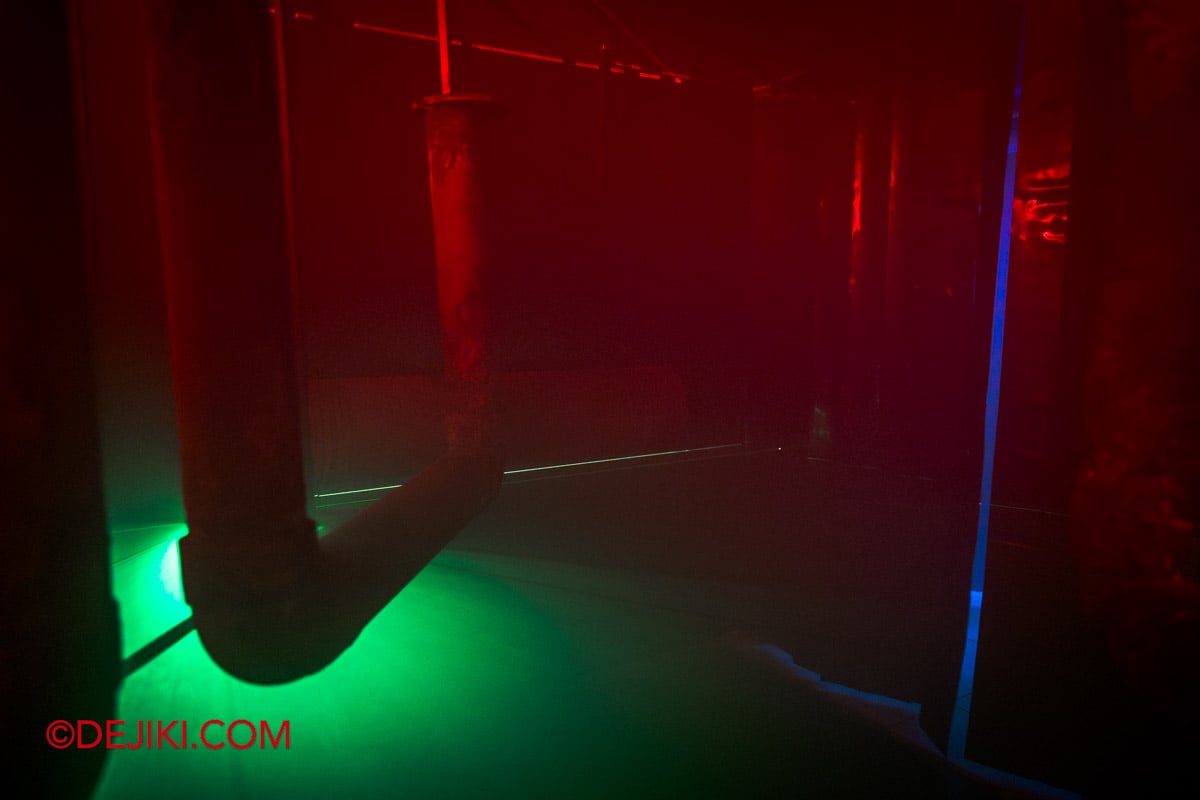 USS Halloween Horror Nights 14 Sneak Peek - Made in Hell XL Robotics haunted house 4 laser security room USS Halloween Horror Nights 14 Sneak Peek Made in Hell XL Robotics haunted house 4 laser security room