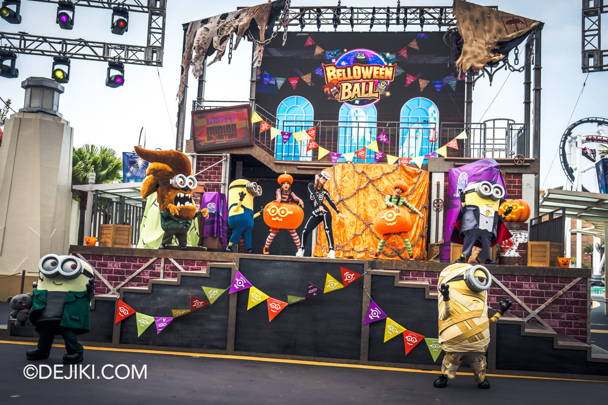 Universal Studios Singapore Day Halloween Trick or Thrills 2026 Belloween Ball Kevin without a costume