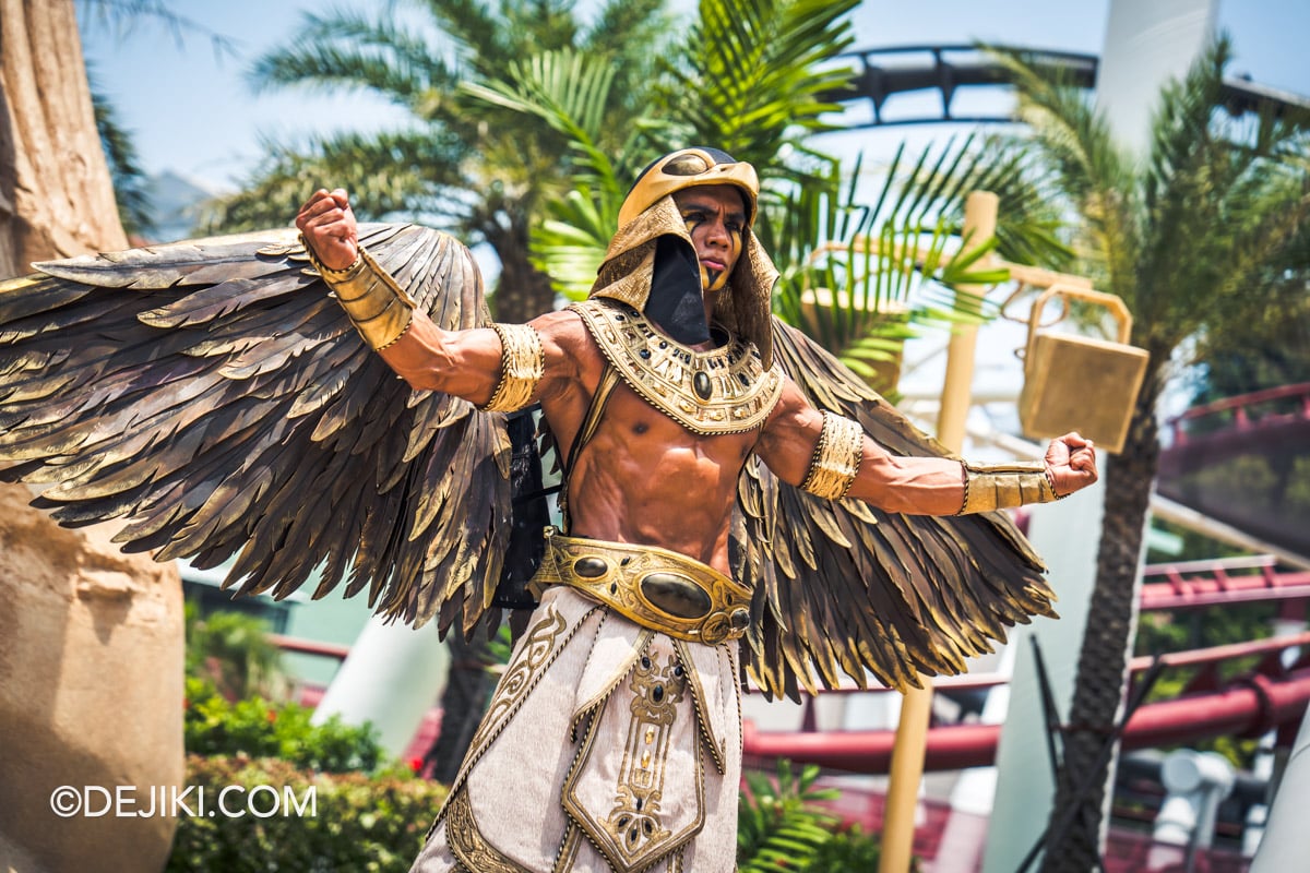 Universal Studios Singapore Day Halloween Trick or Thrills 2026 Egyptian Legends Ammukhet arms BSG