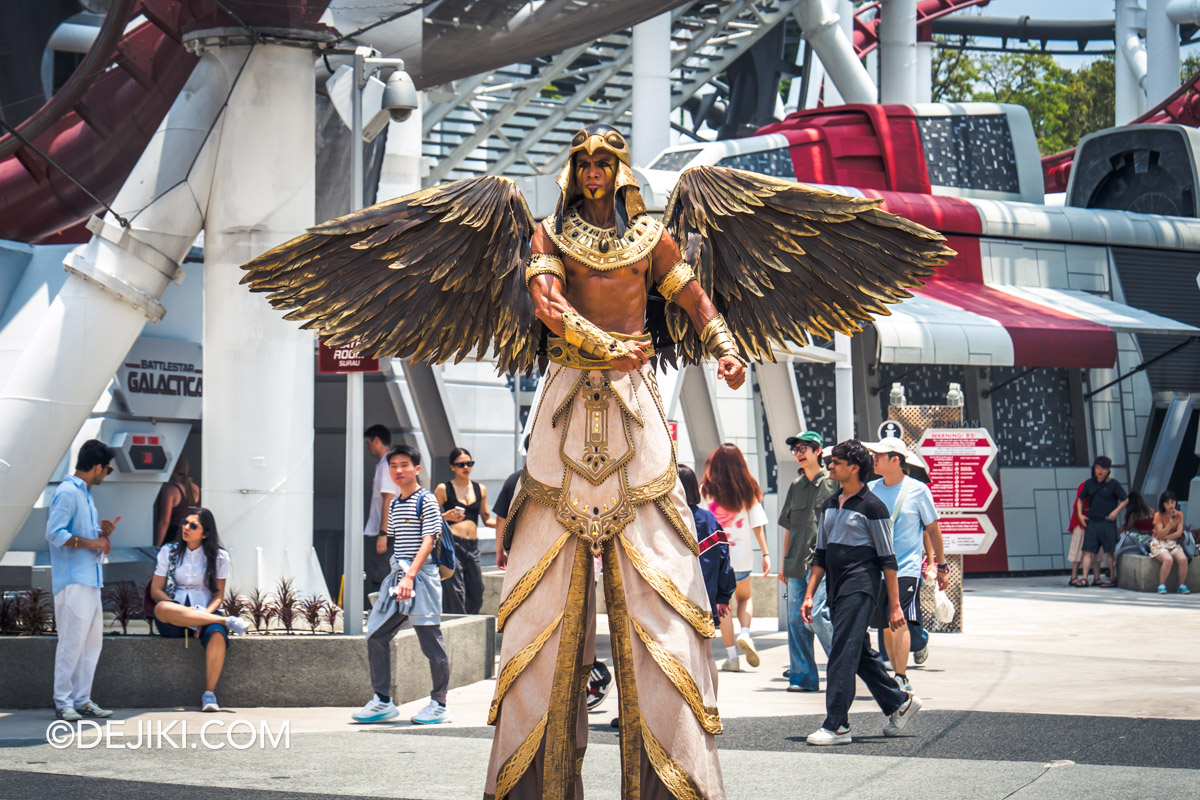 Universal Studios Singapore Day Halloween Trick or Thrills 2026 Egyptian Legends Ammukhet arrival wide