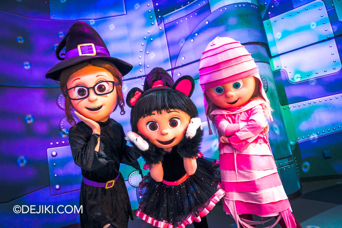 Universal Studios Singapore Day Halloween Trick or Thrills 2026 Gru Girls Margo Edith Agnes Halloween Edition