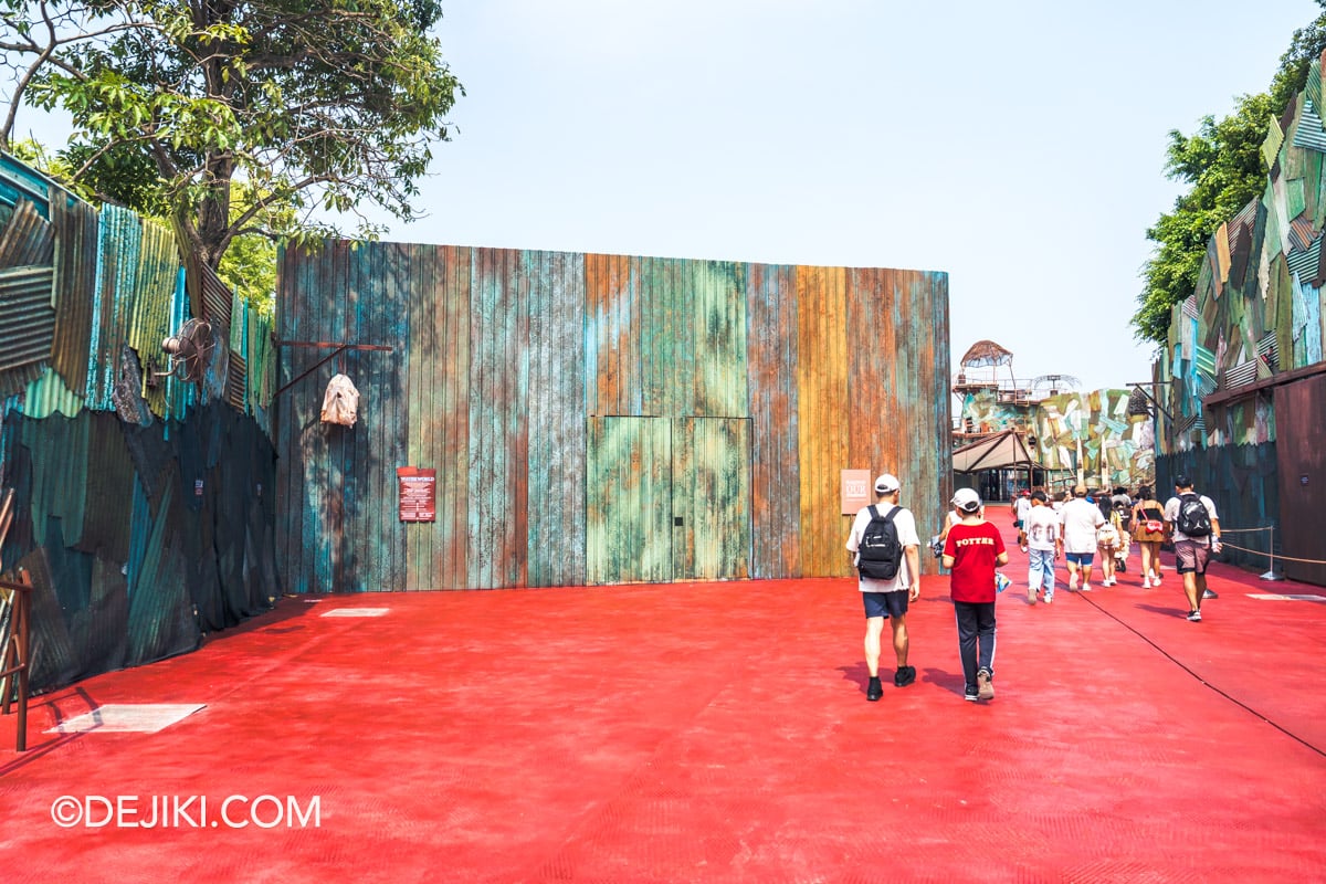 Universal Studios Singapore Day Halloween Trick or Thrills 2026 Waterworld reopens at USS on 1 Sept 2026 redone red flooring