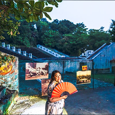 Haw Ror Villa 5 at Haw Par Villa The Abandoned Amphitheater sq