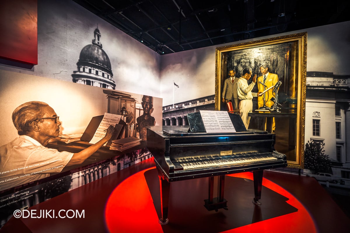 National Museum SG New Singapore History Gallery Reopening 2026 - 18 Towards a New Identity Zubir Said Piano National Museum SG New Singapore History Gallery Reopening 2026 18 Towards a New Identity Zubir Said Piano