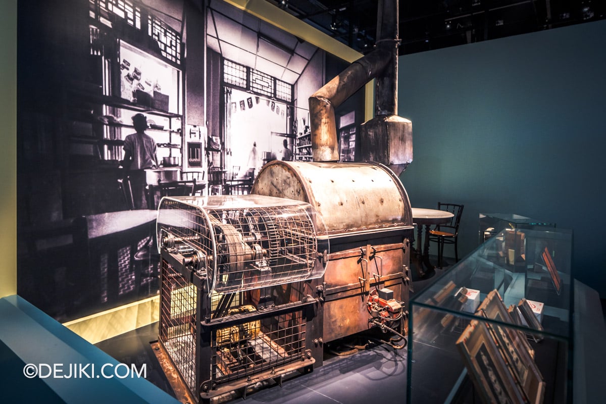 National Museum SG New Singapore History Gallery Reopening 2026 - 31 Being Singaporean Nanyang Coffee Roasting Machine National Museum SG New Singapore History Gallery Reopening 2026 31 Being Singaporean Nanyang Coffee Roasting Machine