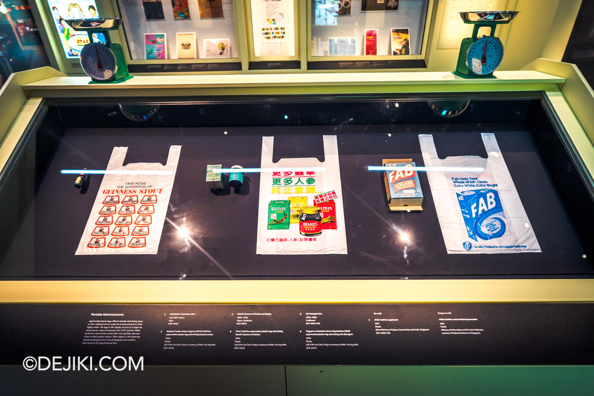 National Museum SG New Singapore History Gallery Reopening 2026 - 32 Being Singaporean NTUC Plastic Bags National Museum SG New Singapore History Gallery Reopening 2026 32 Being Singaporean NTUC Plastic Bags