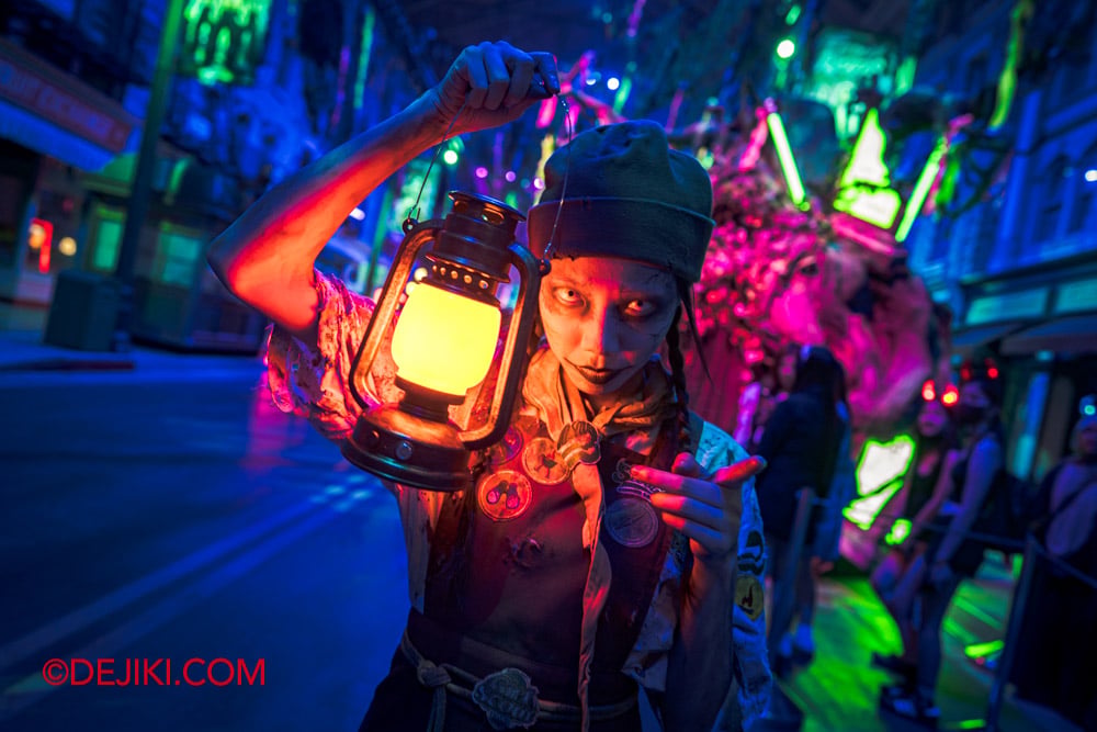 USS HHN14 The Raveyard Scare Zone Tour by Dejiki 18 girl with a lantern USS HHN14 The Raveyard Scare Zone Tour by Dejiki 18 girl with a lantern